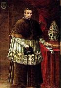 Jose Legarda Portrait of Manuel de Alday, bishop of Santiago de Chile oil painting